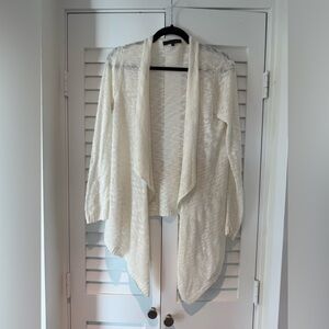 MAK White‎ Cardigan Sweater - Size M